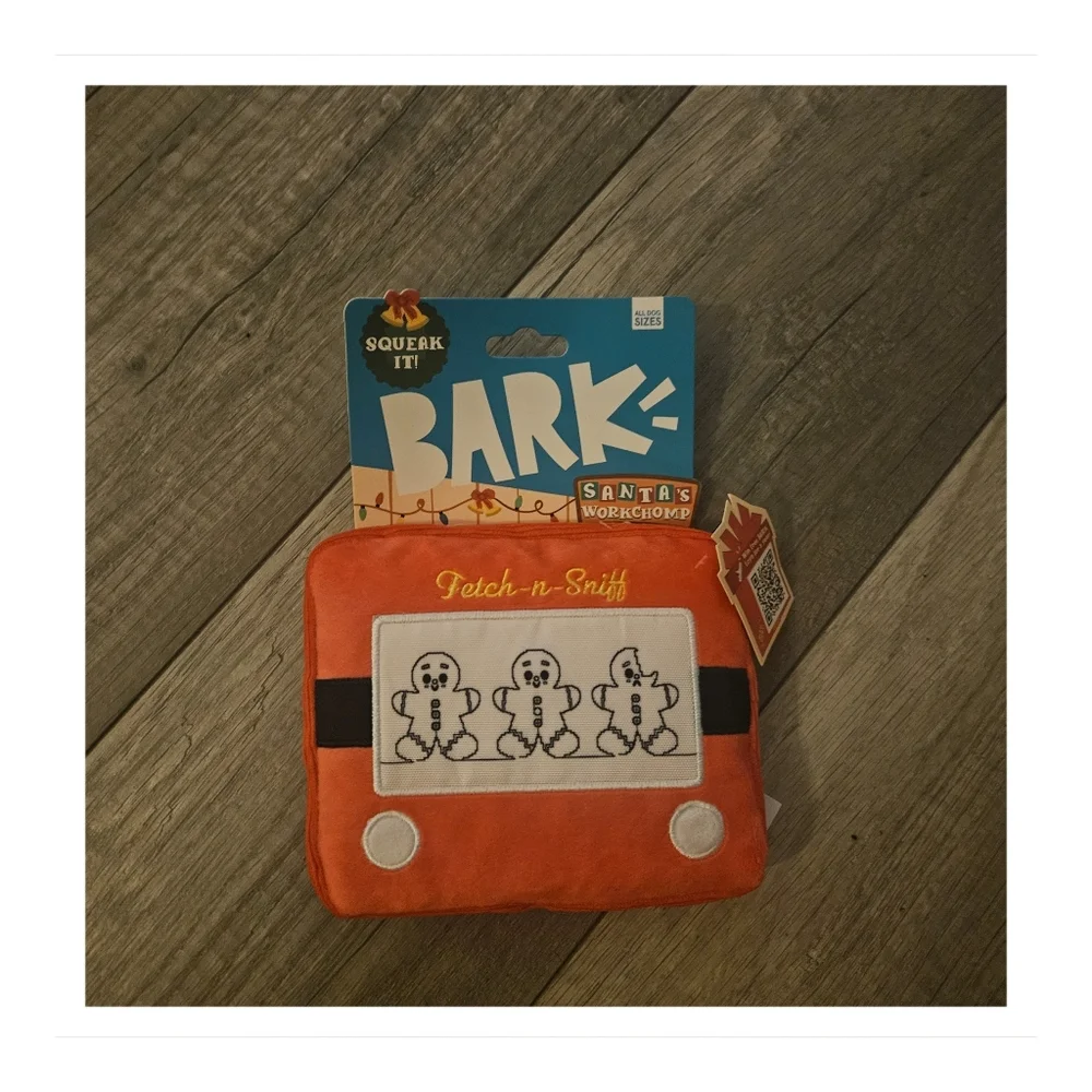 Bark Santa's Workshop Fetch-n-Sniff Etch A Sketch Dog Puppy Toy - Picture 1 of 3